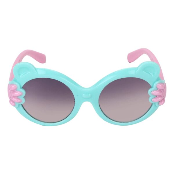 UV Protected Oval Baby Sunglasses for Girls (Blue)
