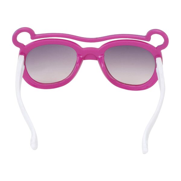UV Protected Oval Baby Sunglasses for Girls (Purple)