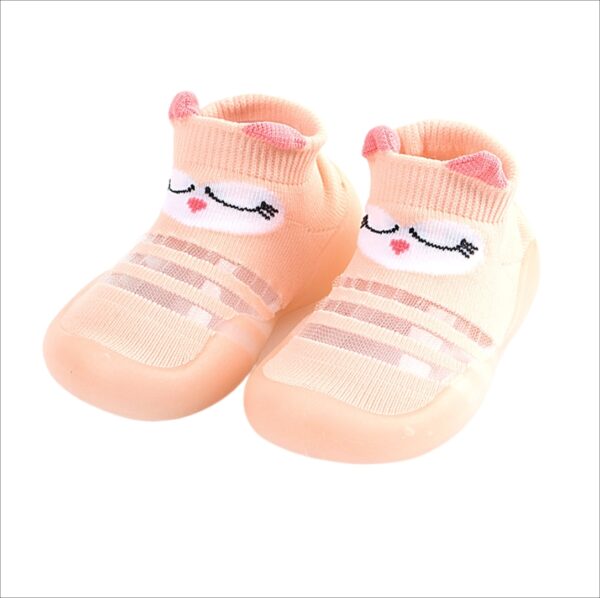 Baby First Walking Silicon Shoes (Orange)